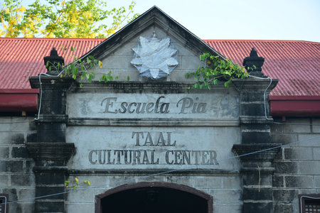 BATANGAS, PH - MAY 4 - Taal cultural center facade on May 4, 2019 in Batangas, Philippines.