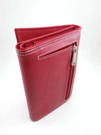 MANILA, PH - SEPT 7 - Anne Klein ladies red wallet on September 7, 2020 in Manila, Philippines.のeditorial素材