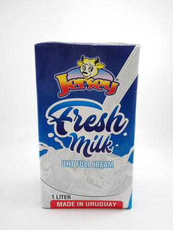 MANILA, PH - SEPT 7 - Jersey fresh milk uht full cream on September 7, 2020 in Manila, Philippines.のeditorial素材