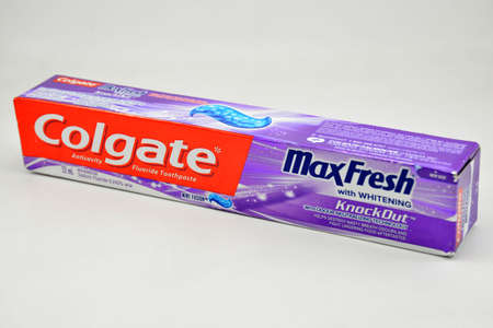 MANILA, PH - SEPT 10 - Colgate max fresh with whitening on September 10, 2020 in Manila, Philippines.のeditorial素材