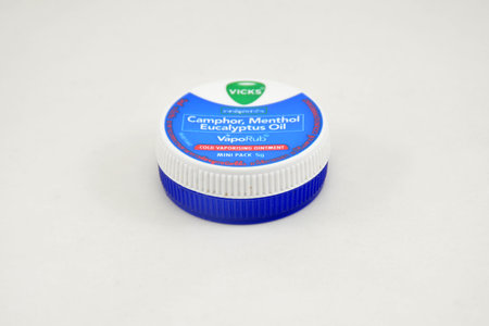 MANILA, PH - SEPT 10 - Vicks vaporub cold vaporising ointment on September 10, 2020 in Manila,...