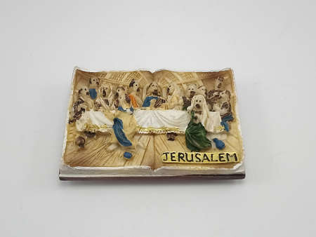 MANILA, PH - SEPT 21 - Jerusalem refrigerator magnet design on September 21, 2020 in Manila, Philippines.のeditorial素材