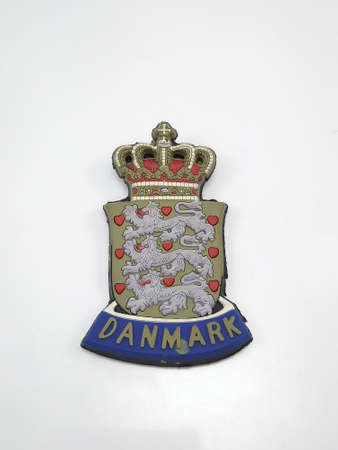 MANILA, PH - SEPT 21 - Danmark refrigerator magnet design on September 21, 2020 in Manila, Philippines.のeditorial素材