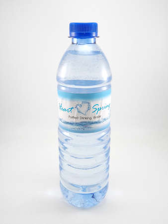 MANILA, PH - SEPT 24 - Heart spring bottled water on September 24, 2020 in Manila, Philippines.のeditorial素材