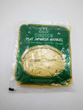 MANILA, PH - SEPT 24 - First choice flat Japanese noodles on September 24, 2020 in Manila, Philippines.のeditorial素材