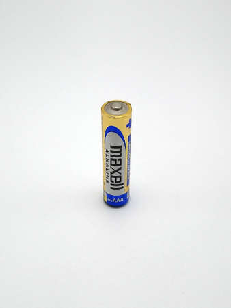 MANILA, PH - SEPT 25 - Maxell alkaline battery on September 25, 2020 in Manila, Philippines.のeditorial素材