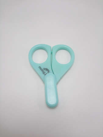 MANILA, PH - SEPT 25 - Mom and baby nail scissors on September 25, 2020 in Manila, Philippines.のeditorial素材