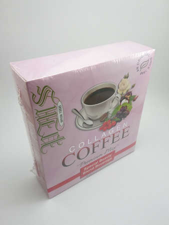 MANILA, PH - OCT 11 - PMS collagen coffee premium mix on October 11, 2020 in Manila, Philippines.のeditorial素材