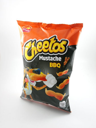 MANILA, PH - OCT 14 - Frito lay cheetos mustache bbq on October 14, 2020 in Manila, Philippines.