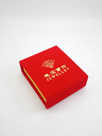 MANILA, PH - OCT 5 - Jewellry red box on October 5, 2020 in Manila, Philippines.のeditorial素材