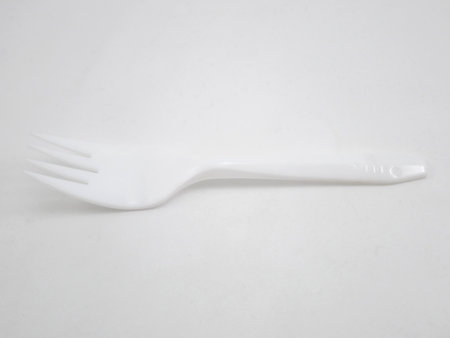 MANILA, PH - OCT 9 - McDonalds disposable plastic fork on October 9, 2020 in Manila, Philippinesのeditorial素材