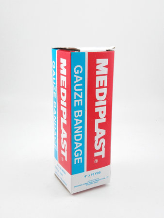 MANILA, PH - OCT 27 - Mediplast gauze bandage mesh on October 27, 2020 in Manila, Philippines.のeditorial素材