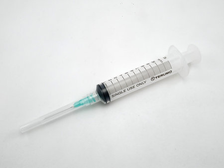 MANILA, PH - OCT 27 - Terumo injection syringe on October 27, 2020 in Manila, Philippines.のeditorial素材