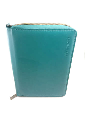 MANILA, PH - OCT 27 - Starbucks coffee planner green leather cover on October 27, 2020 in Manila, Philippines.のeditorial素材