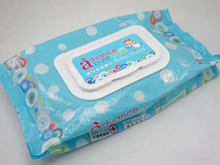 MANILA, PH - OCT 27 - Advance pure care baby wipes on October 27, 2020 in Manila, Philippines.のeditorial素材