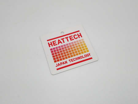 MANILA, PH - NOV 25 - Uniqlo heattech tag on November 25, 2020 in Manila, Philippines.のeditorial素材