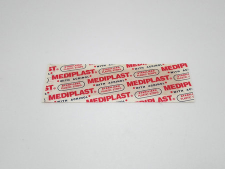 MANILA, PH - NOV 25 - Mediplast plastic strips bandage on November 25, 2020 in Manila, Philippines.のeditorial素材