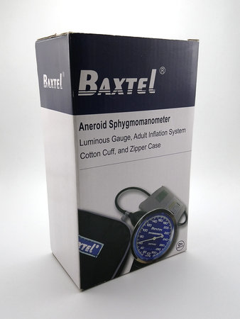 MANILA, PH - NOV 26 - Baxtel aneroid sphygmomanometer on November 26, 2020 in Manila, Philippines.のeditorial素材