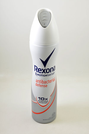 MANILA, PH - JULY 1 - Rexona motion sense anti bacterial defense body spray on July 1, 2021 in...