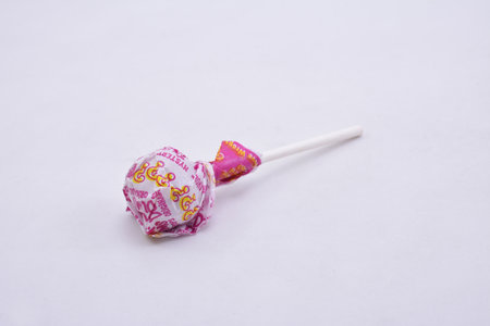 MANILA, PH - JULY 9 - Dum dum lollipop candy mystery flavor on July 9, 2021 in Manila, Philippines.のeditorial素材