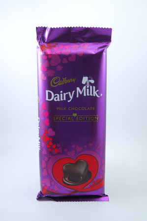 MANILA, PH - JULY 16 - Cadbury dairy milk milk chocolate on July 16, 2021 in Manila, Philippines.