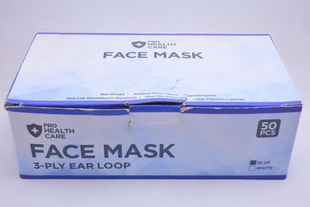 MANILA, PH - AUGUST 24 - Pro health care face mask on August 24, 2021 in Manila, Philippines.のeditorial素材