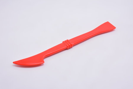 Plastic art clay knife tool toy played by kidsの写真素材