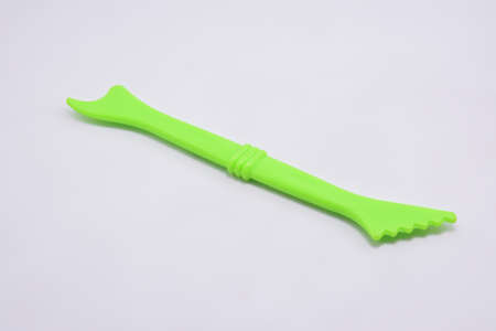 Plastic art clay knife tool toy played by kidsの写真素材