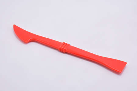 Plastic art clay knife tool toy played by kidsの写真素材
