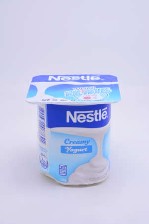 MANILA, PH - OCT 22 - Nestle yogurt on October 22, 2021 in Manila, Philippines.のeditorial素材