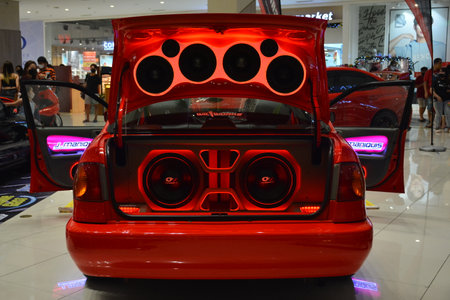 QUEZON CITY, PH - NOV 27 - Toyota corolla at Element Tricks car show on November 27, 2021 in Quezon City, Philippines. Element Tricks is a nationwide car show held in the Philippines.のeditorial素材