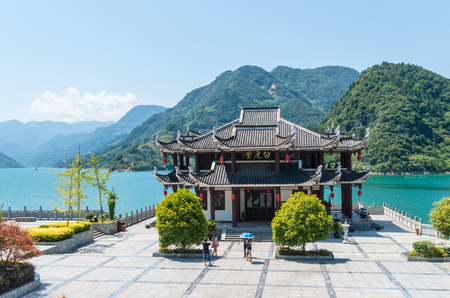 White Tiger Hall,Gallery of Qingjiang Riverのeditorial素材