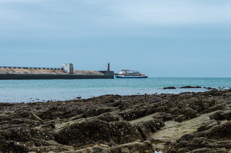 landscape of Guangtouling Beach,Beihai cityのeditorial素材