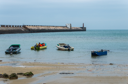 landscape of Guangtouling Beach,Beihai cityのeditorial素材