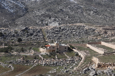 House in Valleyの写真素材