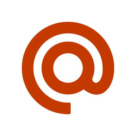 Mail Dog Abstract Symbol in Flat Style.の写真素材