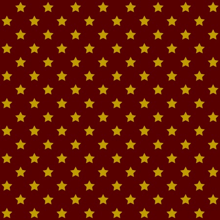 Seamless Stars Pattern in Retro Red  Vector Illustrationのイラスト素材
