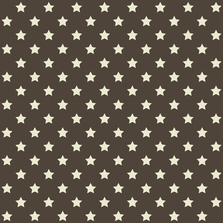 Seamless Stars Pattern in Retro Red  Vector Illustrationのイラスト素材