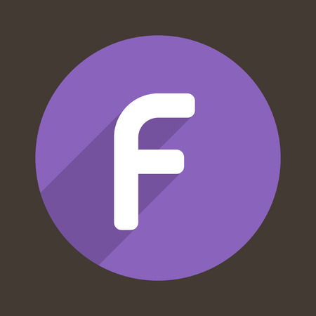 Letter F Logo Concept Icon. Vector illustrationのイラスト素材
