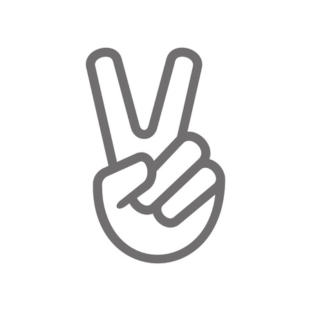Letter V Concept Icon. Vector illustrationのイラスト素材