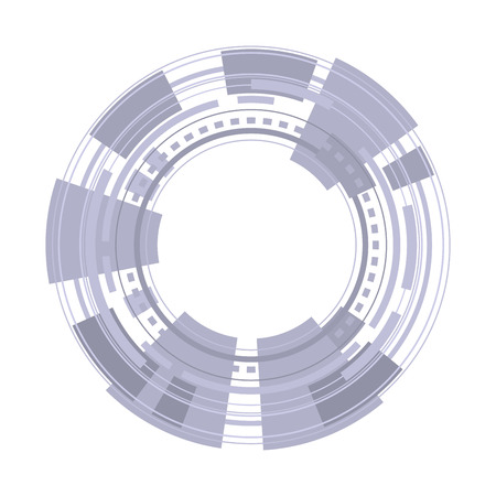 Sci fi Futuristic User Interface. Vector illustrationのイラスト素材