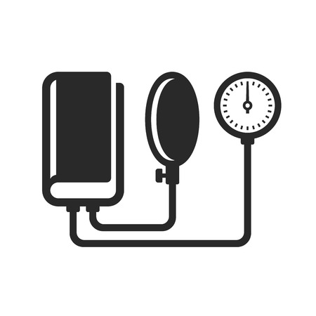 Tonometer Icon on White Background. Vector illustrationのイラスト素材