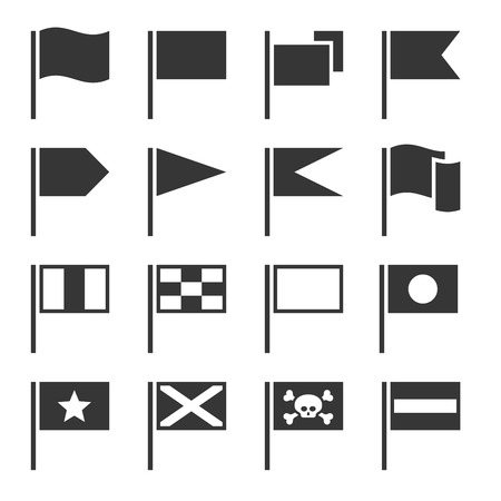 Flag Icons Setのイラスト素材