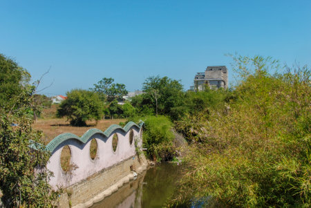 An abandoned amusement park in Vietnamの写真素材