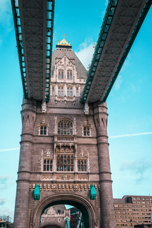 Photo of London Tower Bridge, sunny weather, Englandの写真素材