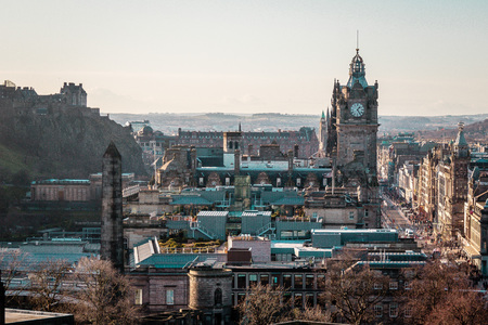 Photo of Buildings and houses of Edinburgh, Scotlandの写真素材