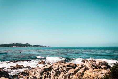 Photo of Oceanview from California Coast, United Statesの写真素材