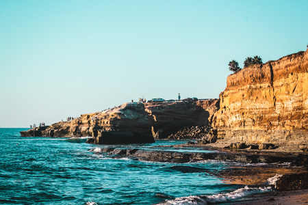 Photo of Sunset Cliffs in San Diego, Californiaの写真素材