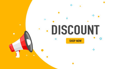 Announcement sale discount banner advertising for social networkのイラスト素材