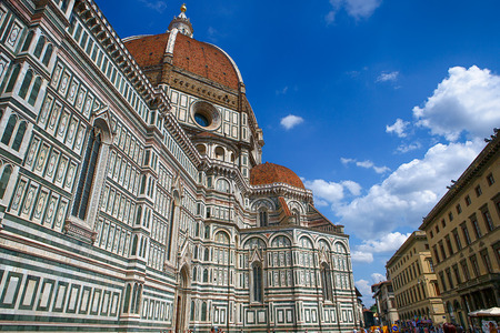 View of the Cathedral Santa Maria del Fiore.の写真素材